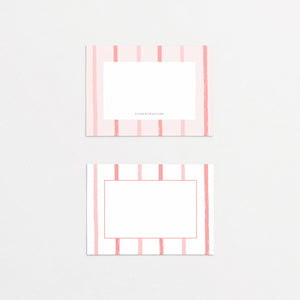 Tiger King Cards & Envelopes - Pink Stripes