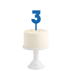 Have a happy birthday this year with this cool cake topper! Place the number in your cake and create a beautiful decoration next to it!
