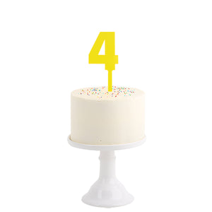 Cake Topper . Number 4