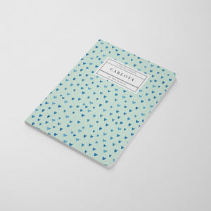 Tiger King Notebook - Mint Hearts