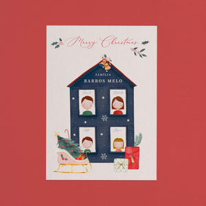 Christmas Family Illustration and Cards 2021 - Version 1