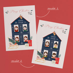 Christmas Family Illustration and Cards 2021 - Version 2