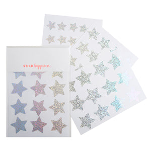 Iridescent Star Stickers